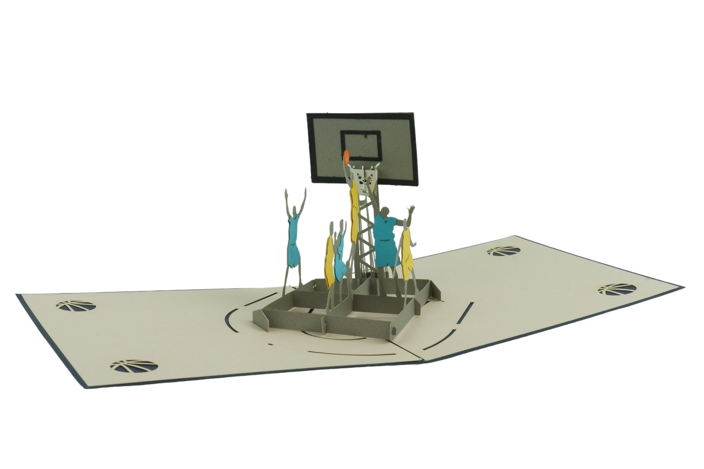 Amazon | prendre グリーティングカード ポップアップカード 3D バスケ