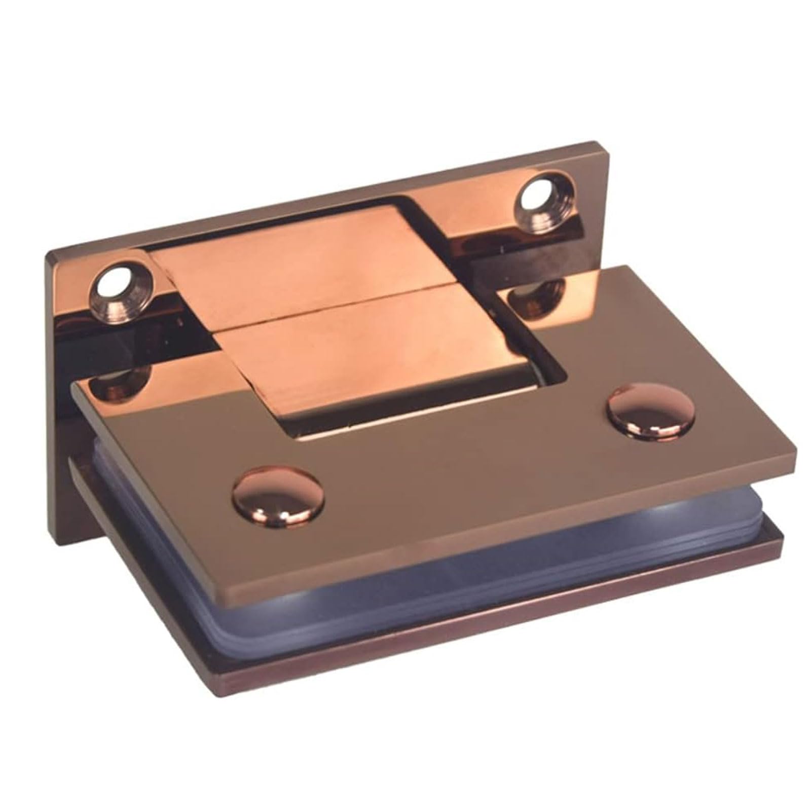 Nviusdsj One Color Hinges, 135 Degrees Bathroom Clip Glass Clamp Frameless Door Wall Hinges 304 Stainless Steel