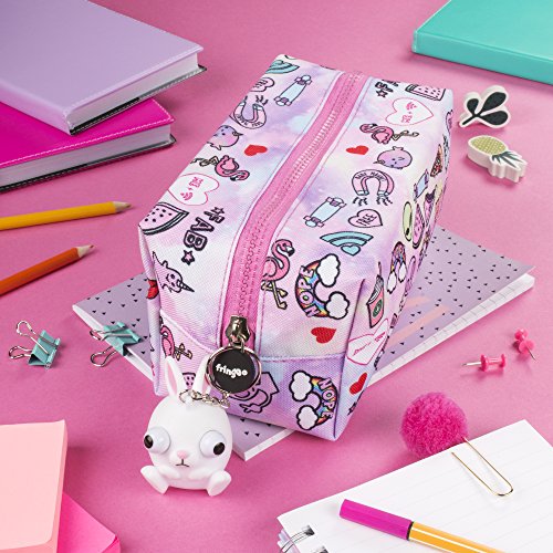 Fringoo® - Grande astuccio quadrato per matite