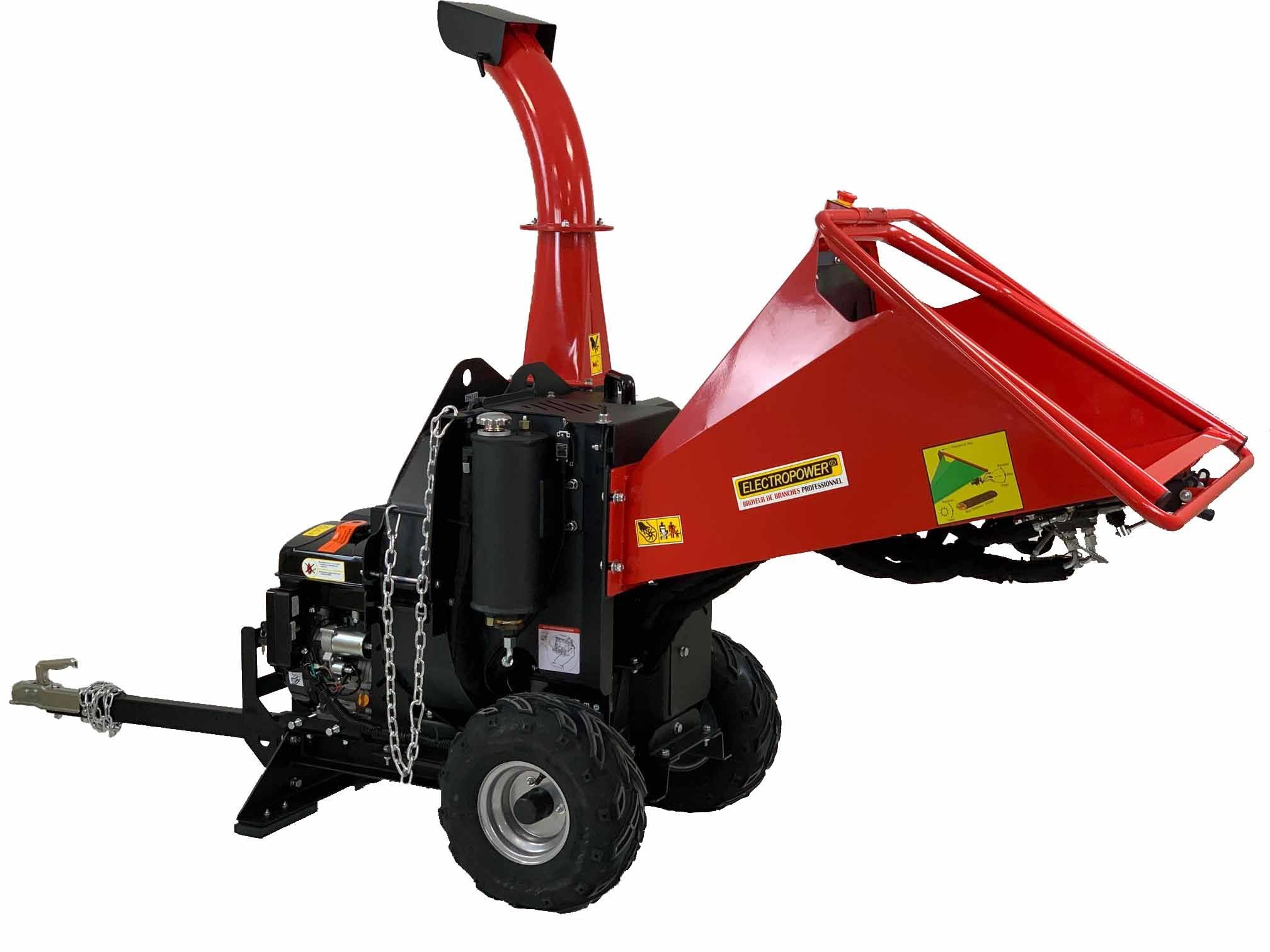 Broyeur de branches PRO 15cv BRF PACK COMPLET