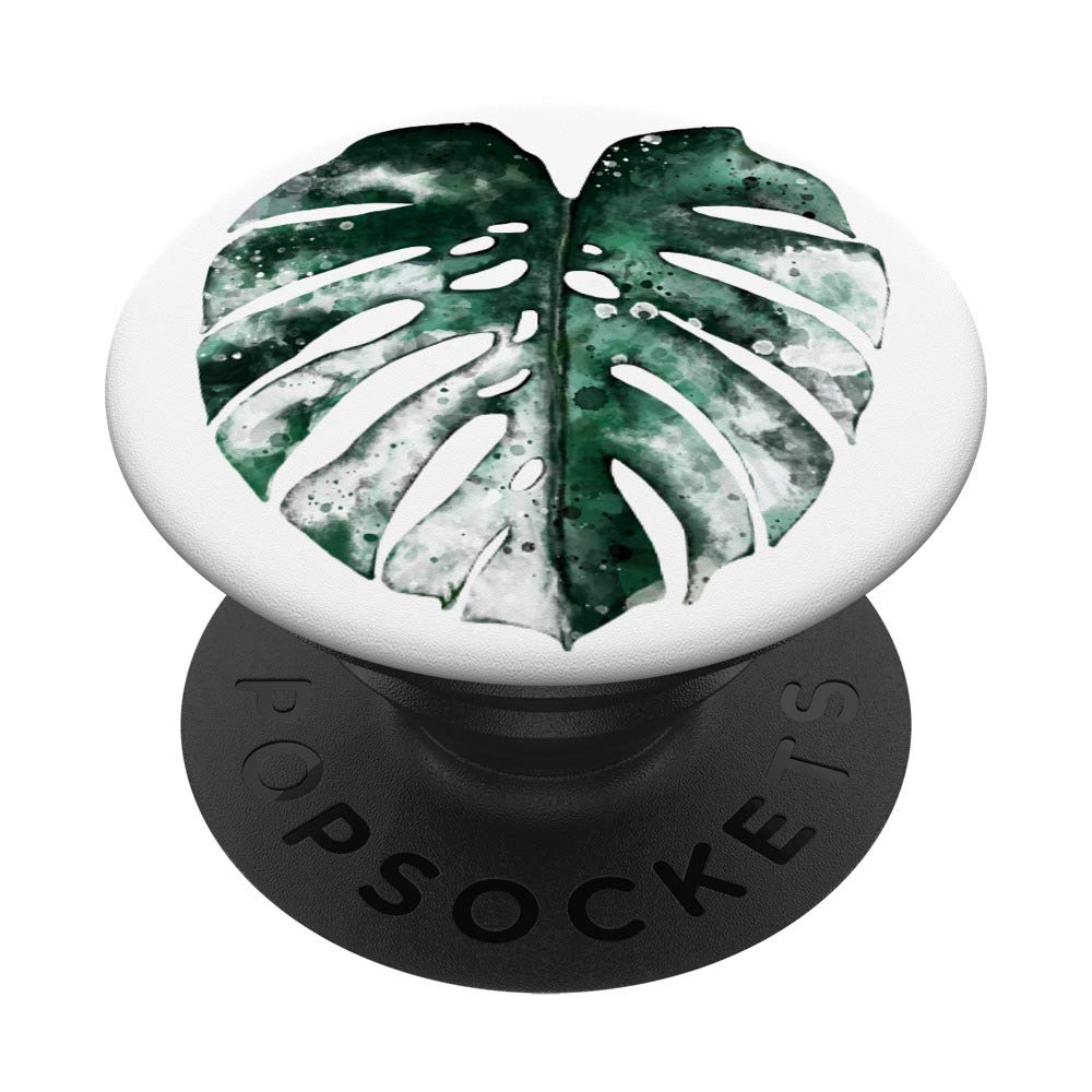 Amazon.com: Monstera Deliciosa Variegata Swiss Cheese Plant Watercolor  PopSockets PopGrip: Swappable Grip for Phones & Tablets : Cell Phones &  Accessories