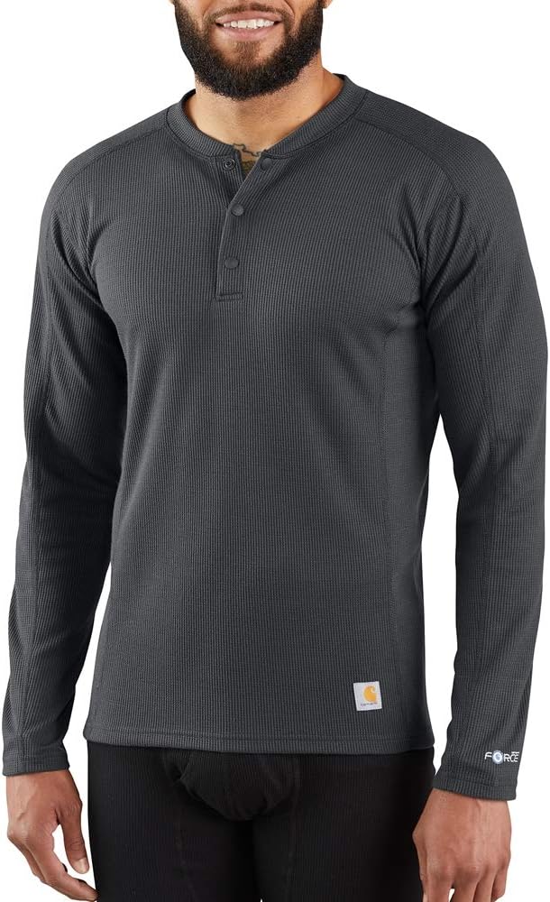 Carhartt Mens Base Force Midweight Classic Henley