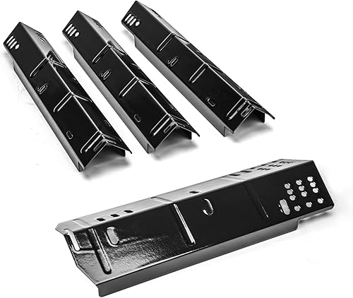 Uniflasy Placa de calor de repuesto para parrilla Dyna-Glo DGH450CRP, placas de calor para parrilla Dyna-Glo de 4 quemadores, placa de calor de