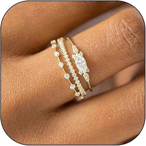 Amazon.com: Women's Stacking Rings - Women's Stacking Rings / Women's ...