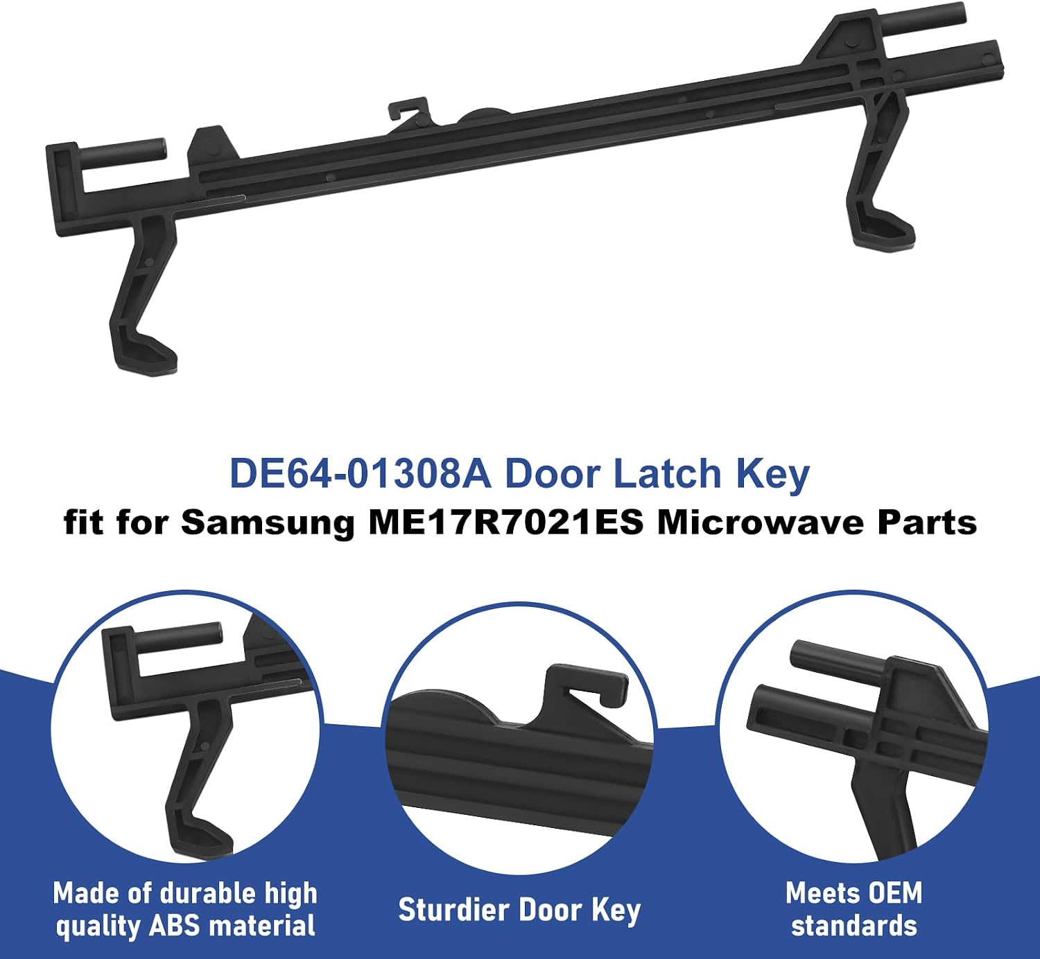 DE64-01308A DE64-00760A Microwave Key Door Latch Replacement for Samsung AP4224485, PS4229162