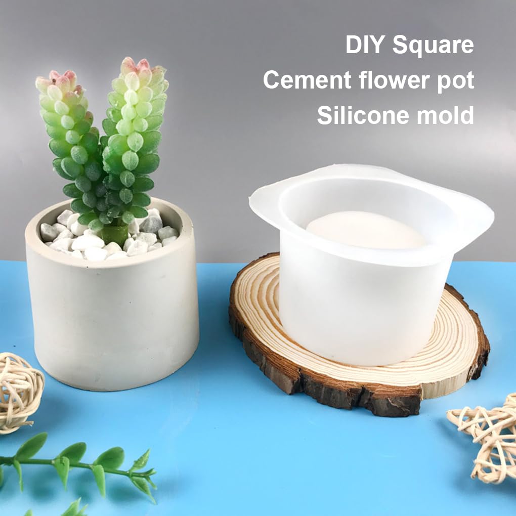 10 zestaw DIY silikonowa doniczka forma podwójna warstwa doniczka forma wazon formy do sadzenia do domu salonu biura styl 3
