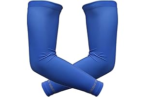 Suddora Arm Sleeves (Pair) - Blue Arm Protection for Activities