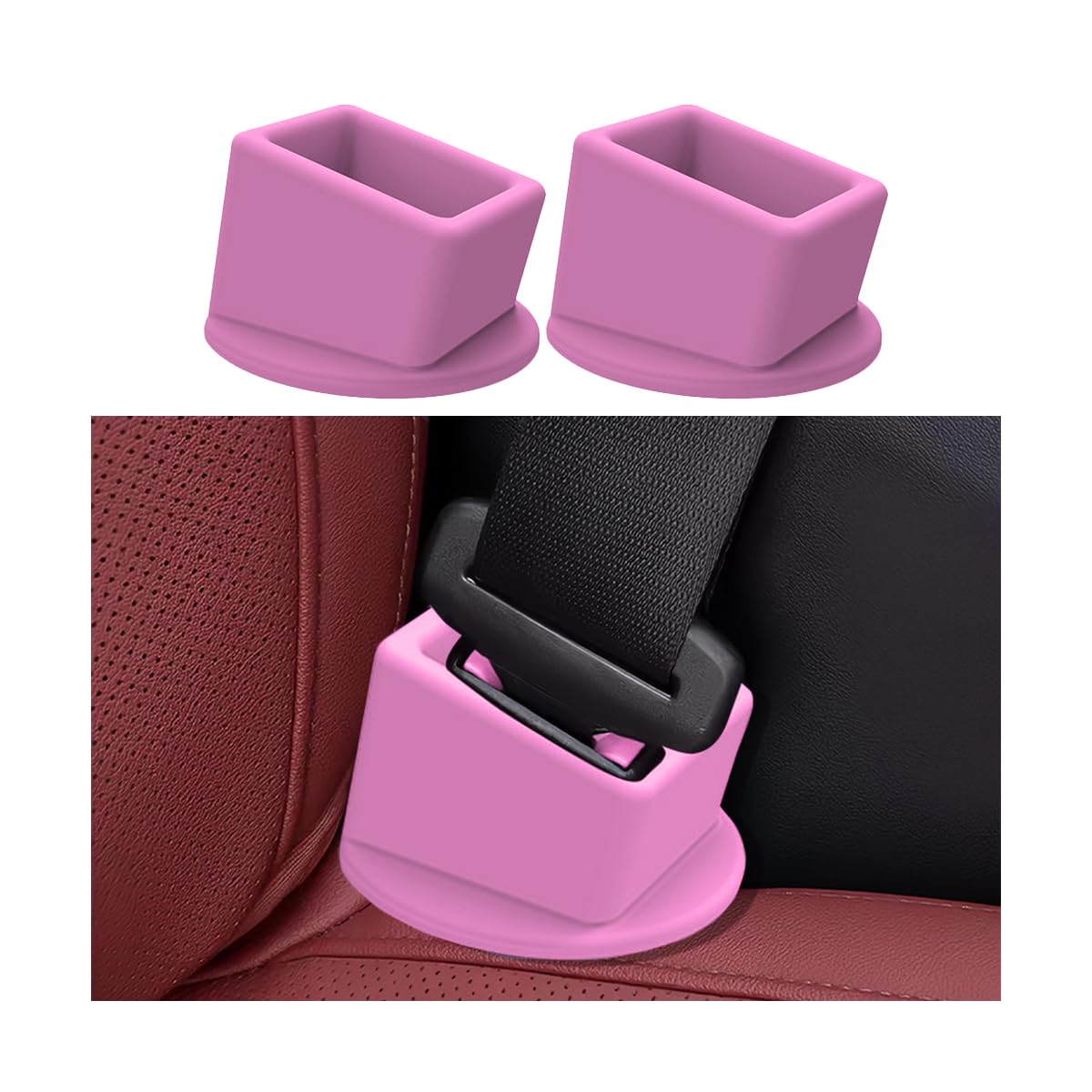 HZEL Car Seat Belt Buckle Holder