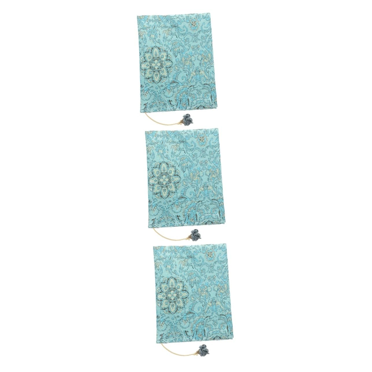 ARTIBETTER 3 Pièces Couverture de livre en tissu pochette pour livre dur lumière couvertures de s en tissu protecteur e de exquise Light Green