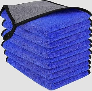 Microfiber Car Drying Towel, 50x60 cm, Super Absorbent Cleaning Cloth, Blue