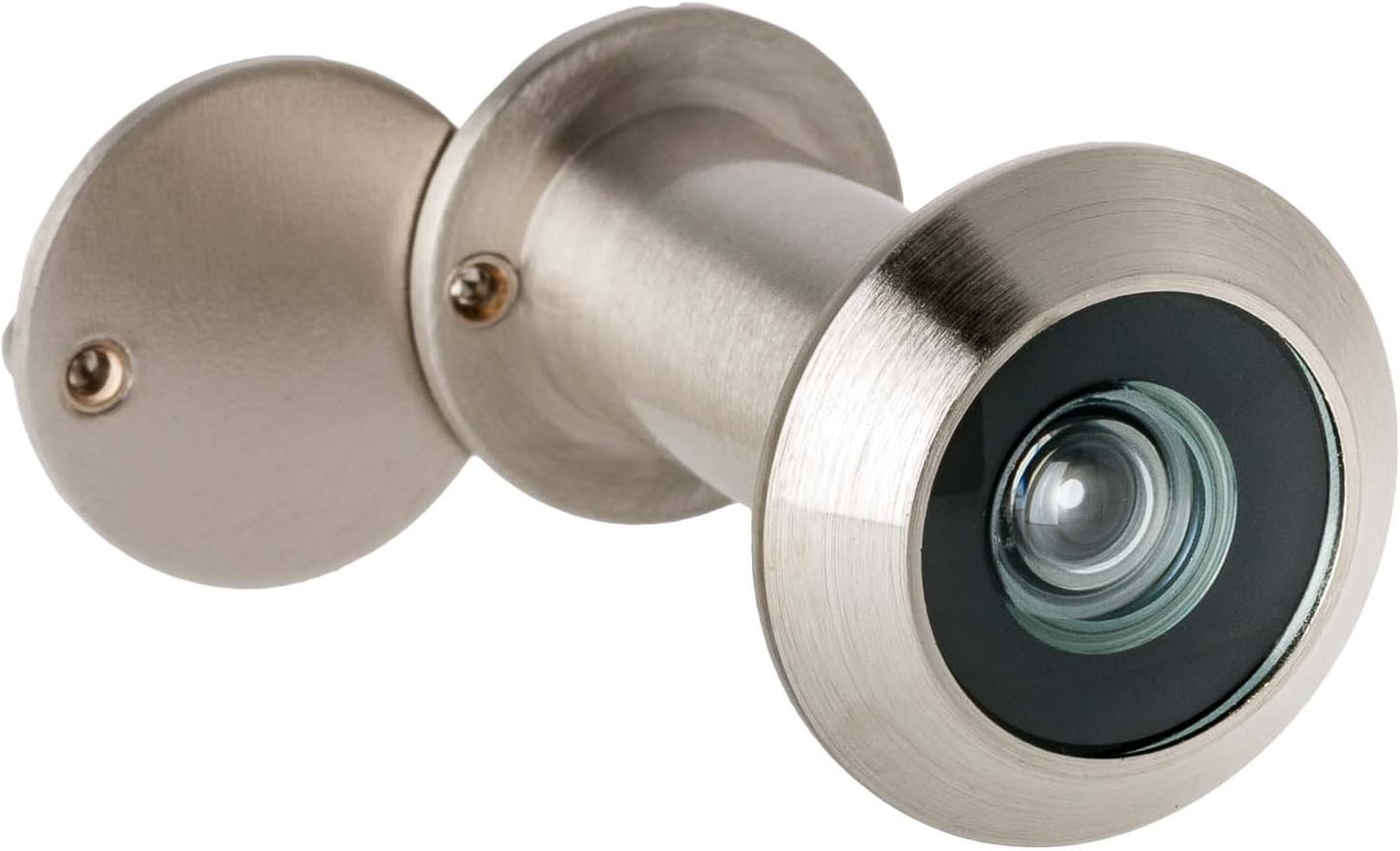 Türspion Mit Sichtschutz - 200° Weitwinkel Für Türen 35-60mm Dick, Inkl. Bohrset