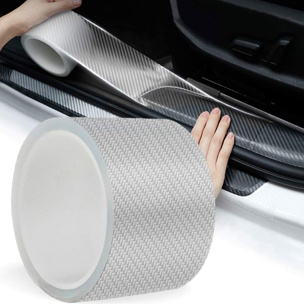Universal Car Door Edge Guard Door Sill Protector, Bumper protector, Automotive Anti-Collision Strip for Car Door Edge/Front and Rear Bumper/Door Sill Protector, Transparent 5CM X 10M(2In x 33Ft)