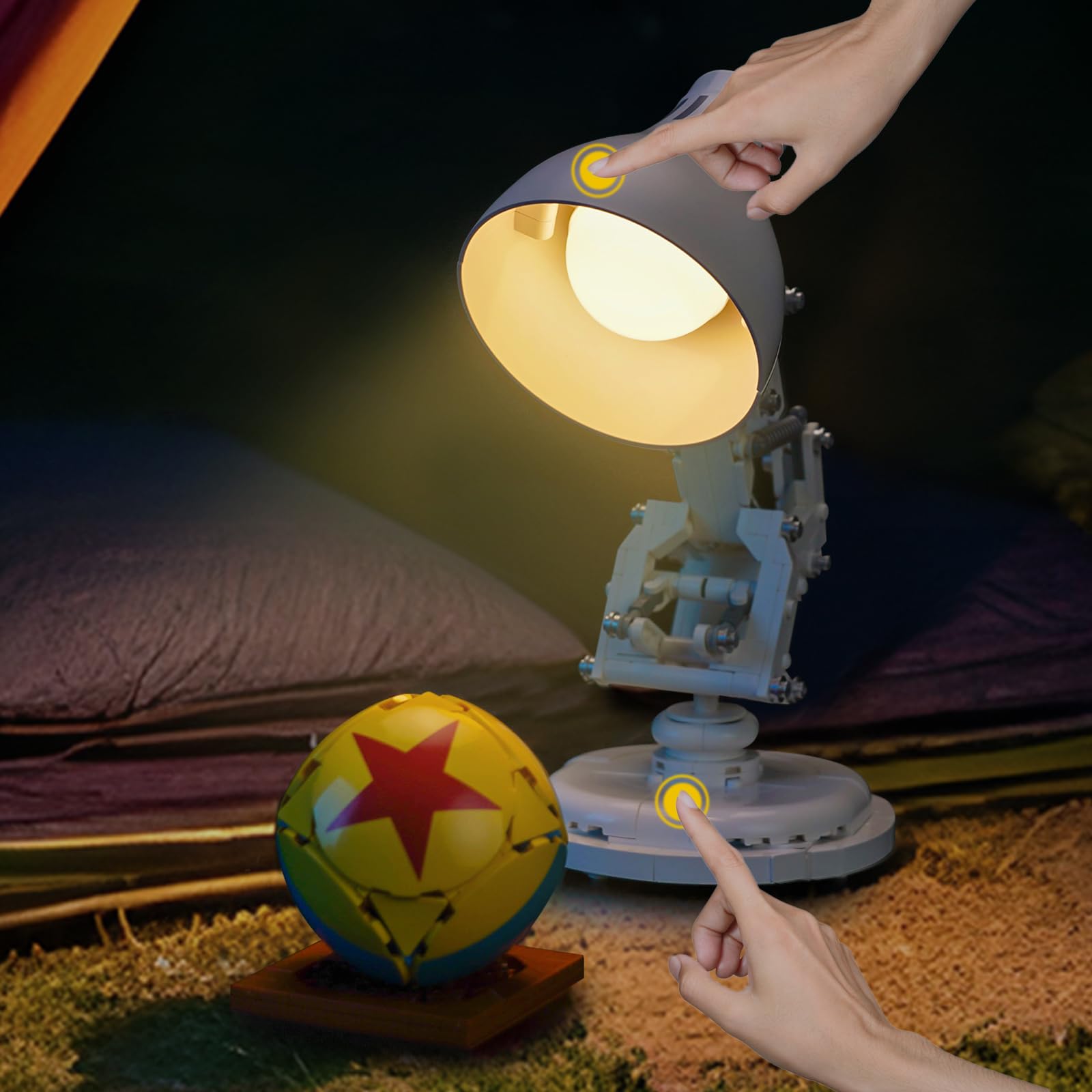 LED Lighting Compatible with Lego Pixar Luxo Jr. 21357 Lamp, Light
