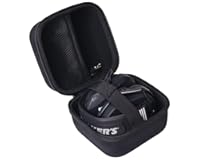 Hard Protective Travel Case Compatible with Walker's Patrior Razor/Howard Leight/Peltor Sport Tactical/Pro For Sho 34dB Ear Shooting Earmuff