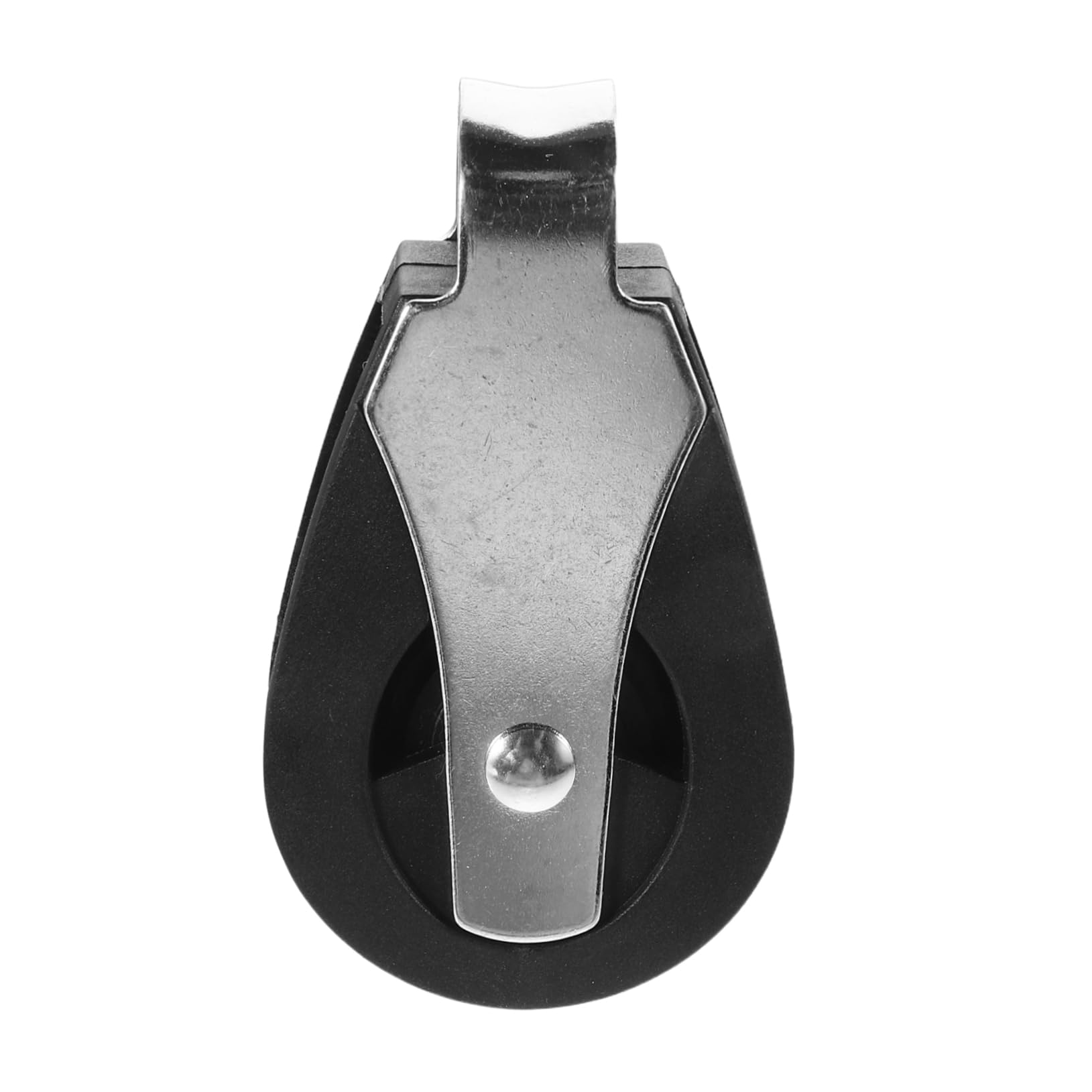 ibasenice Boat Stainless Steel Nylon Pulley Block Accessory for Sailboats Smooth Sliding Design for Rope for Outdoor and Construction Use Pulley