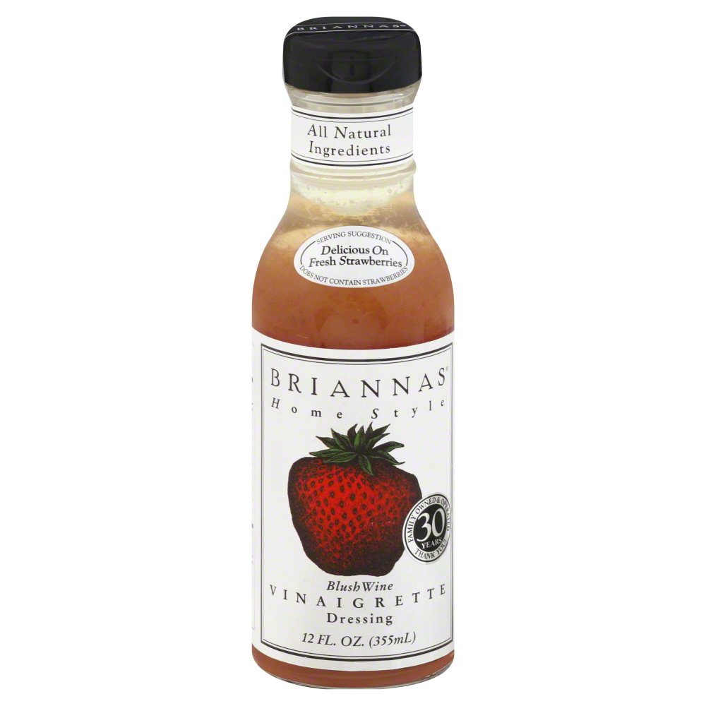 Brianna's Dressing Blush Wine Vinaigrette 12.0 FO (Pack of 2)