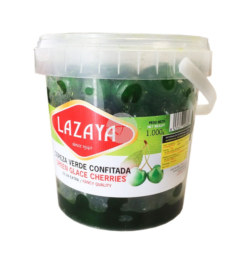 Lazaya Green Cherry Glacé 1 Kg
