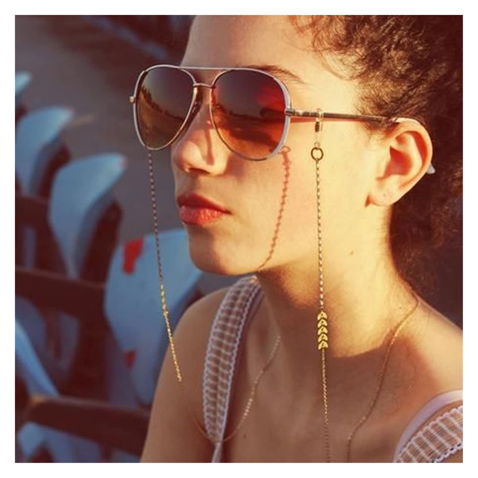 ♪❤️ りぼん　パール　ロンデル　マスクチェーン　メガネチェーン メガネチェーン マスクチェーン ロングネックレス パール