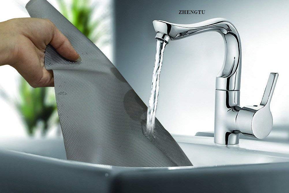 StapX Kitchen Anti Slip Mat/Sheet Roll Liner Skid and Waterproof for Floor, Shelves, Cupboard Rack, Bathroom, Refrigerator, Wardrobe (45x500cm, 5 m Grey) StapX Kitchen Anti Slip Mat/Sheet Roll Liner Skid and Waterproof for Floor, Shelves, Cupboard Rack, Bathroom, Refrigerator, Wardrobe (45x500cm, 5 m Grey)