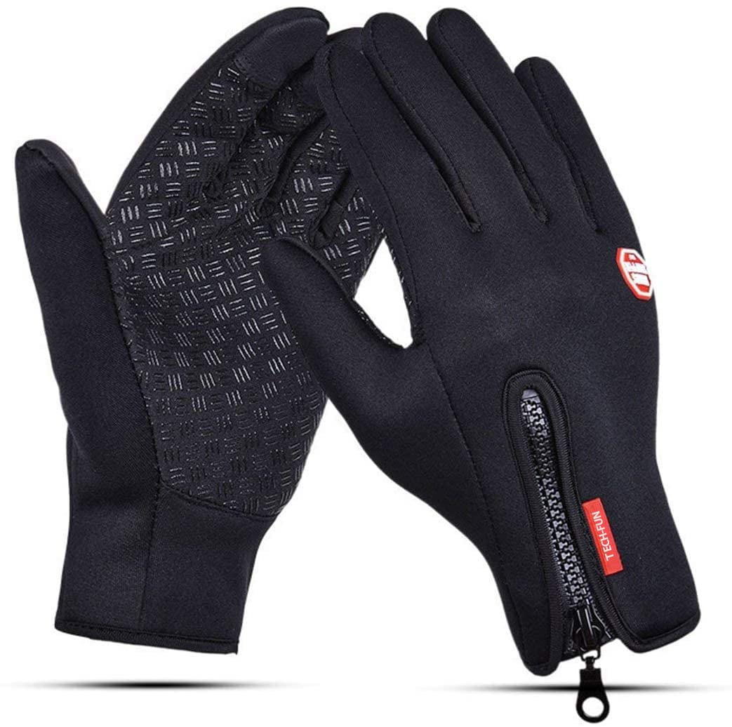 Cycling Gloves For Men and Women Waterproof Thermal Gloves Winter Warm Gloves Touch Screen Gloves Bike Accessories For Outdoor Sports Running Hiking Dog Walking