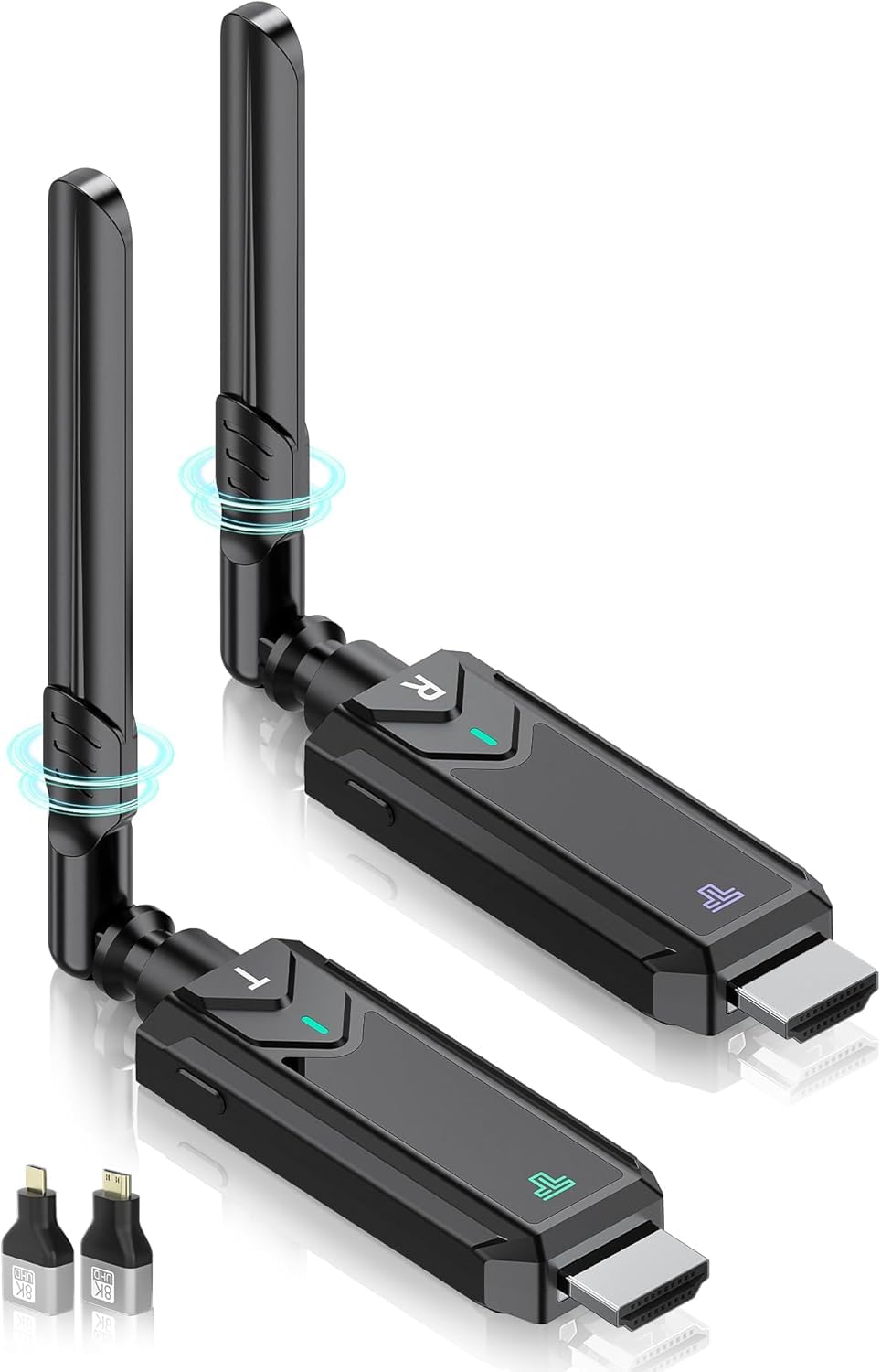 Trasmettitore e ricevitore HDMI wireless 400m, Latenza Ultra Bassa 1080p @ 60hz video per laptop, videocamera, TV Box a HDTV, monitor, proiettore
