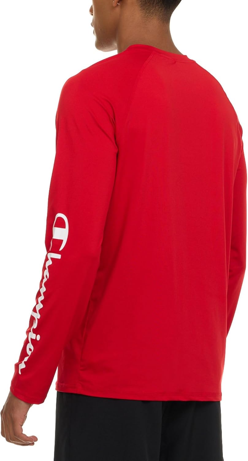 Champion Rash Guard for Men, Long Sleeve Mens Swim Shirt for Fishing Hiking UPF+ 50 SPF Sun UV Protection, Quick Dry - Image 4