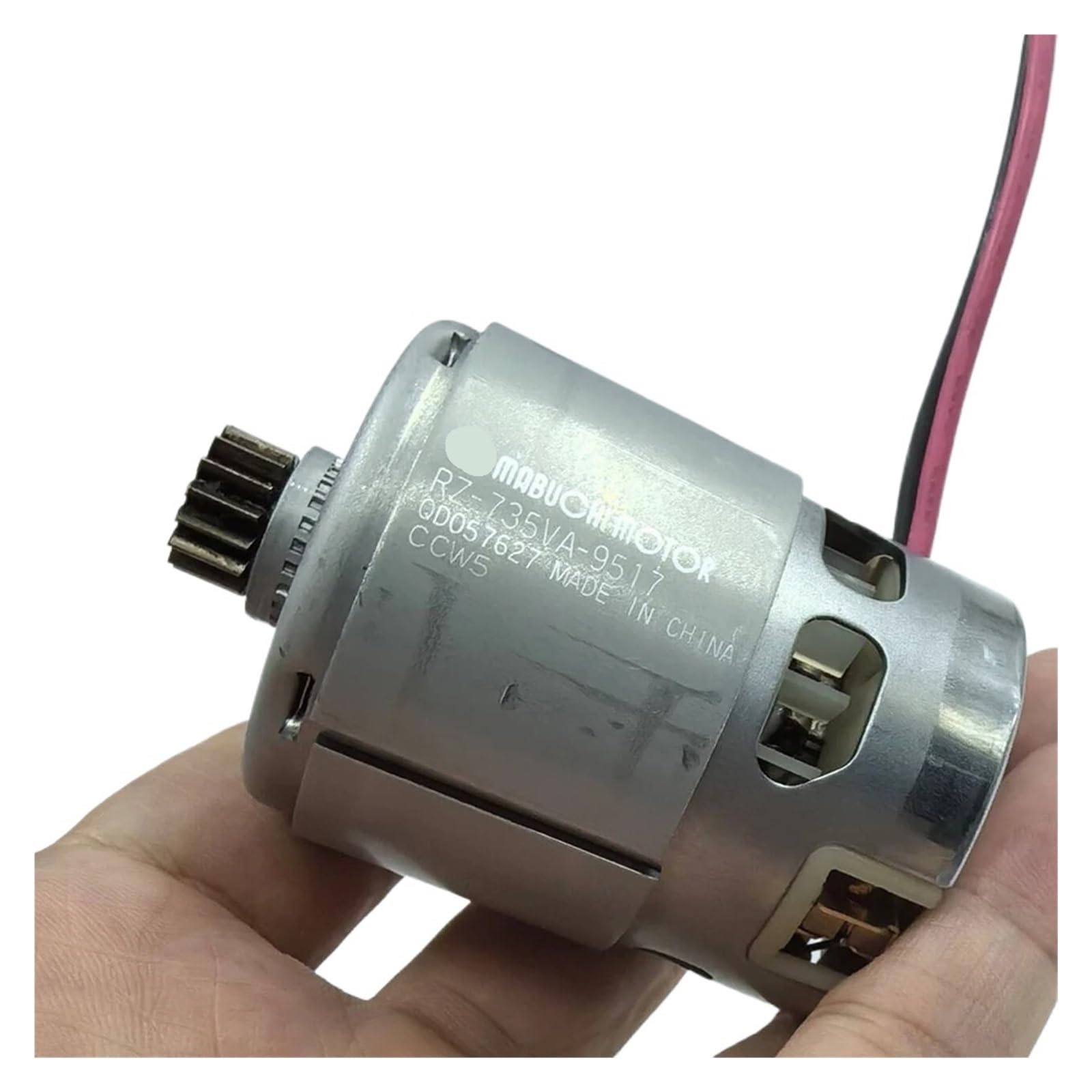 AARTERZZA RZ-735VA-9517 DC 12V 14.4V 18V High Speed 735 Electronic Starter with 15T Teeth Gear for Drill Screwdriver Circular Saw