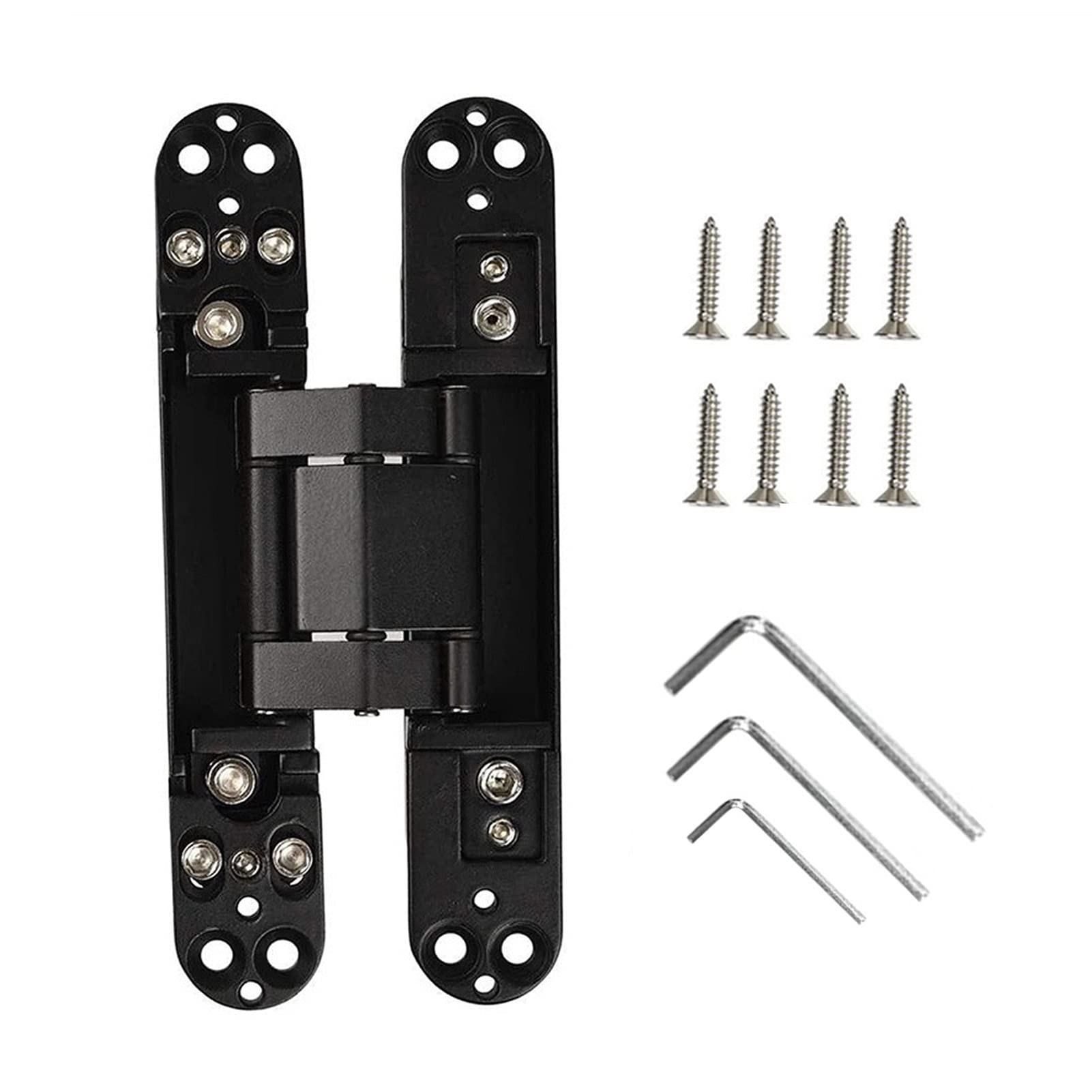 Shundeed One Color Hidden Cross Door Hinge, 180 Degree Adjustable Revolving Door Hinge, Used For Wooden Doors, Anti-Theft Doors, Etc.