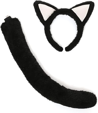sy soul young Wolf Leopard Lion Cat Ears and Tail Set Halloween Costume Set