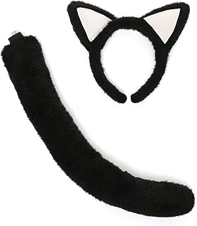 sy soul young Wolf Leopard Lion Cat Ears and Tail Set Halloween Costume Set