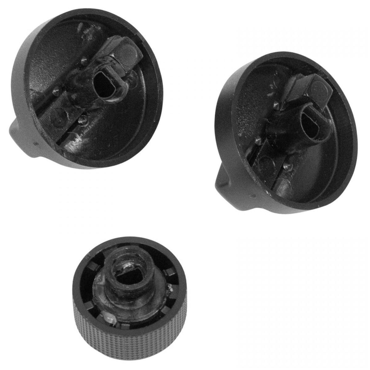 Amazon.com: Huoswto Heater & A/C Control Knob Kit Set of 3 Black 