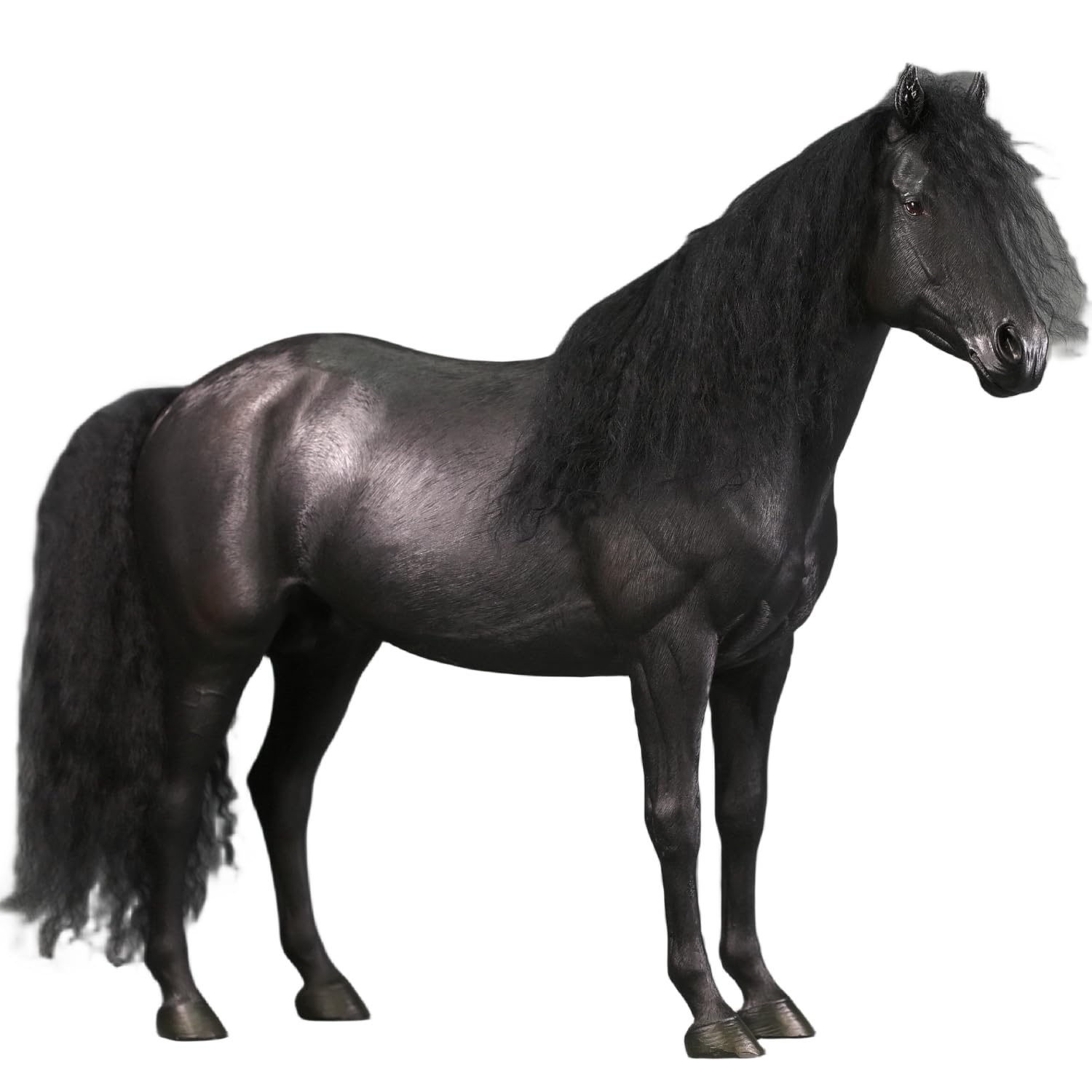 Harnais japonais rouge miniature 1/6 pour diorama et photo de cheval 30cm