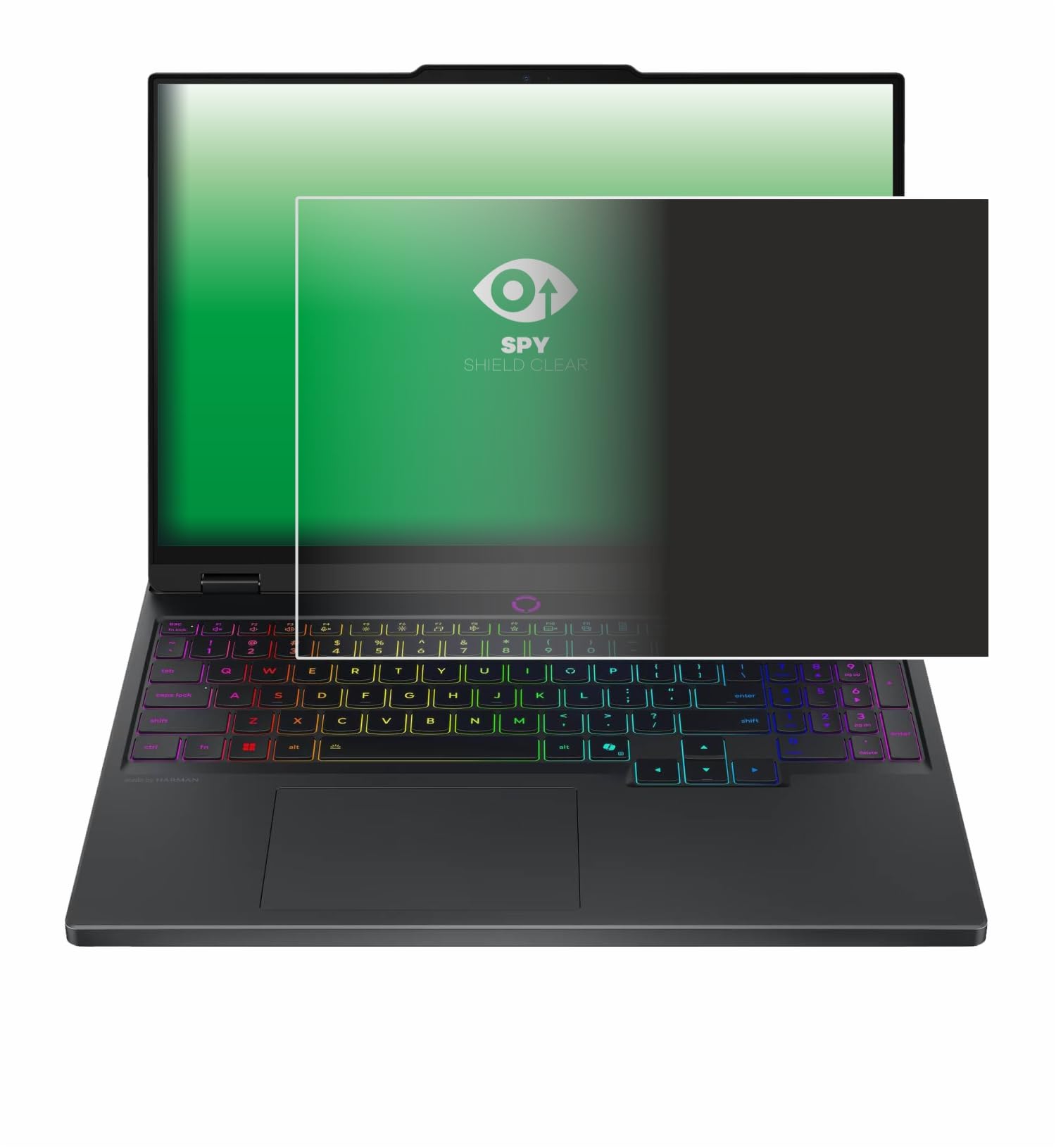 upscreen Anti-Spy Blickschutzfolie für Lenovo Legion 5 15IRX10 83LY Made in Germany, Privacy Screen-Folie [Sichtschutz, Blaulichtfilter]