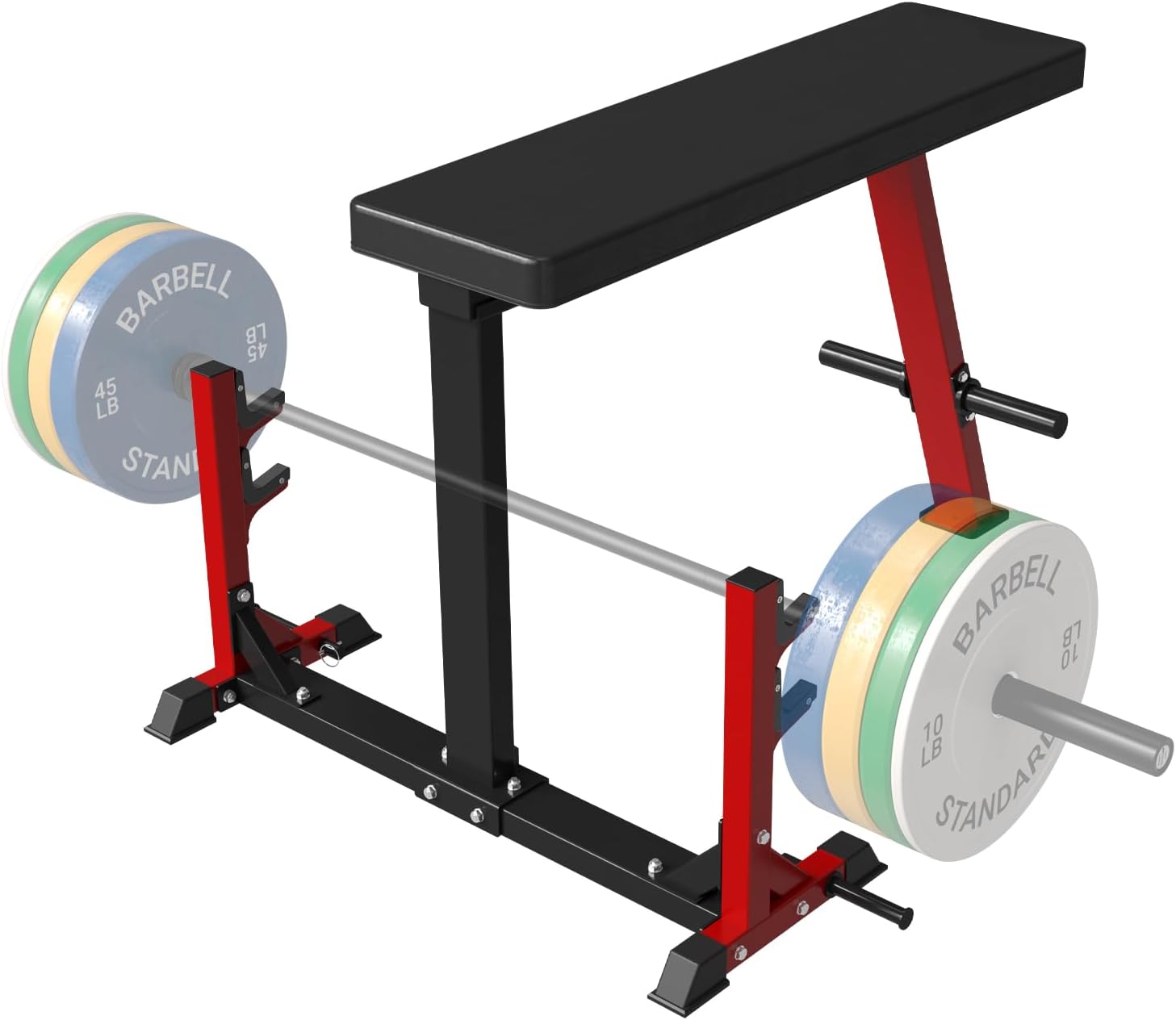 GMWD Seal Row Bench, Back Extension Bench, Upper Body Developer Machine, Back