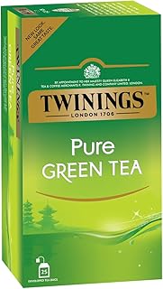 Twinings Pure Green Tea, 25 Teabags, Green Tea, Perfectly Balanced & Refreshing, 50 Grams-picture-10