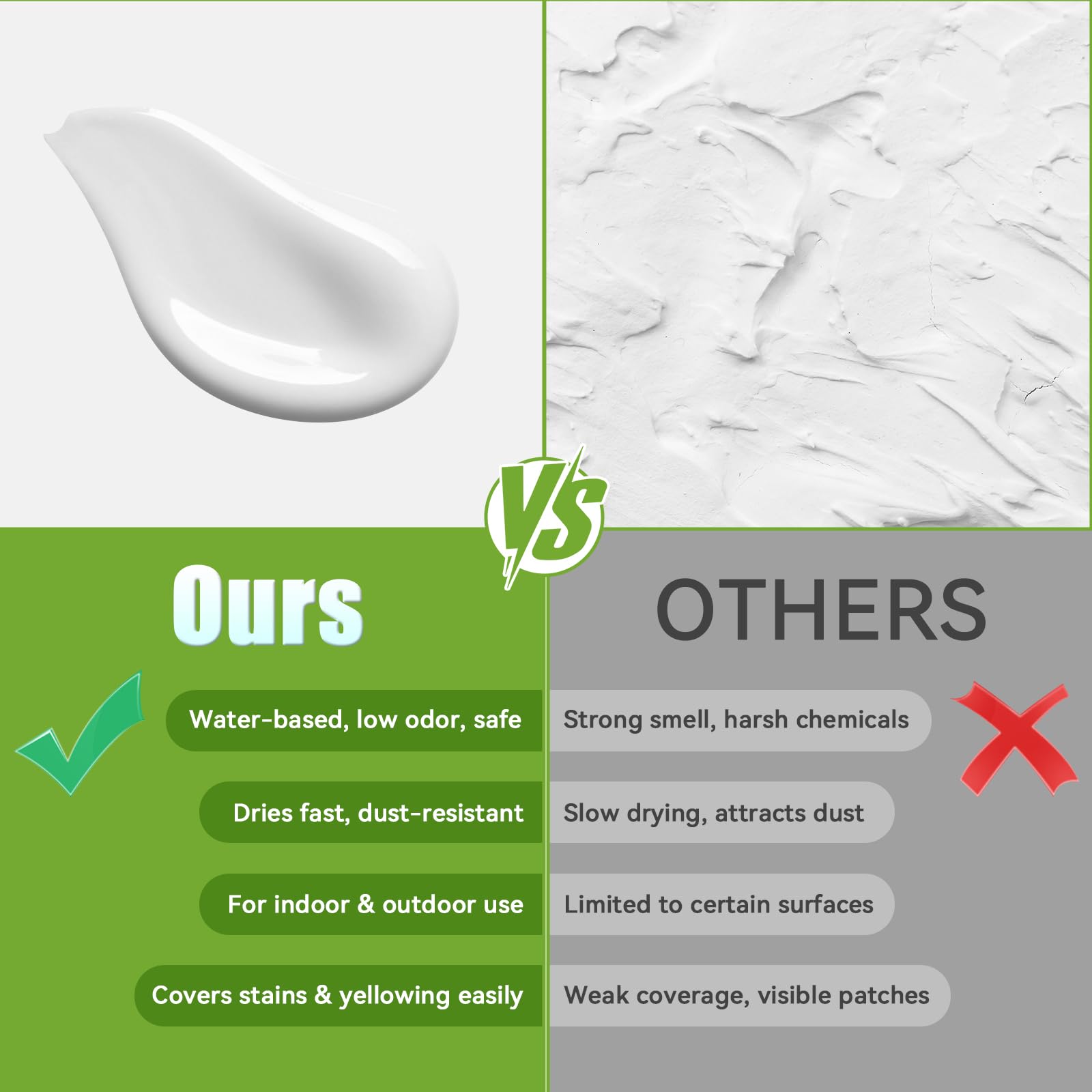 White Touch Up Paint Pen White Paint for Wall Door Cabinets Furniture Enamel Semi-Gloss 30ML — view 7