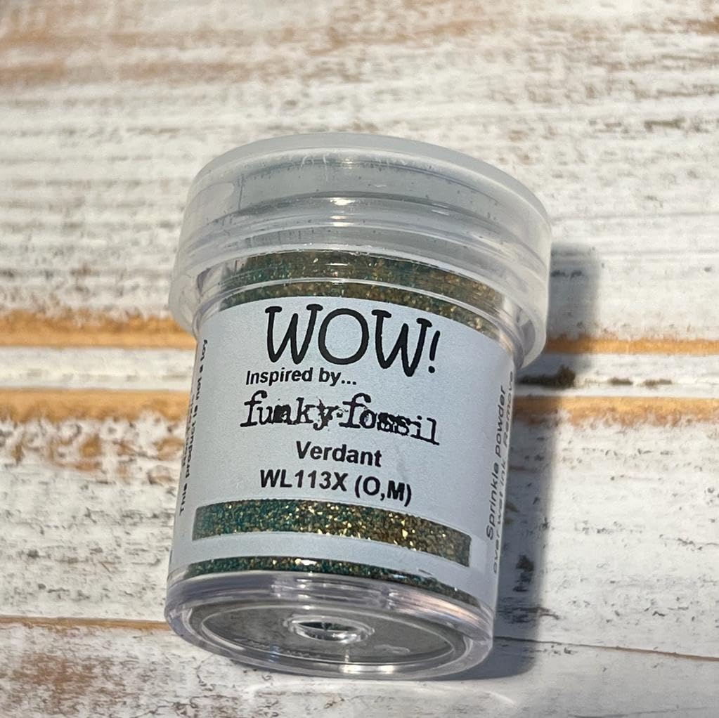 Wow! Embossing Powder 15ml | Verdant Regular | Free Your Creativity and give Your Embossing Sparkle