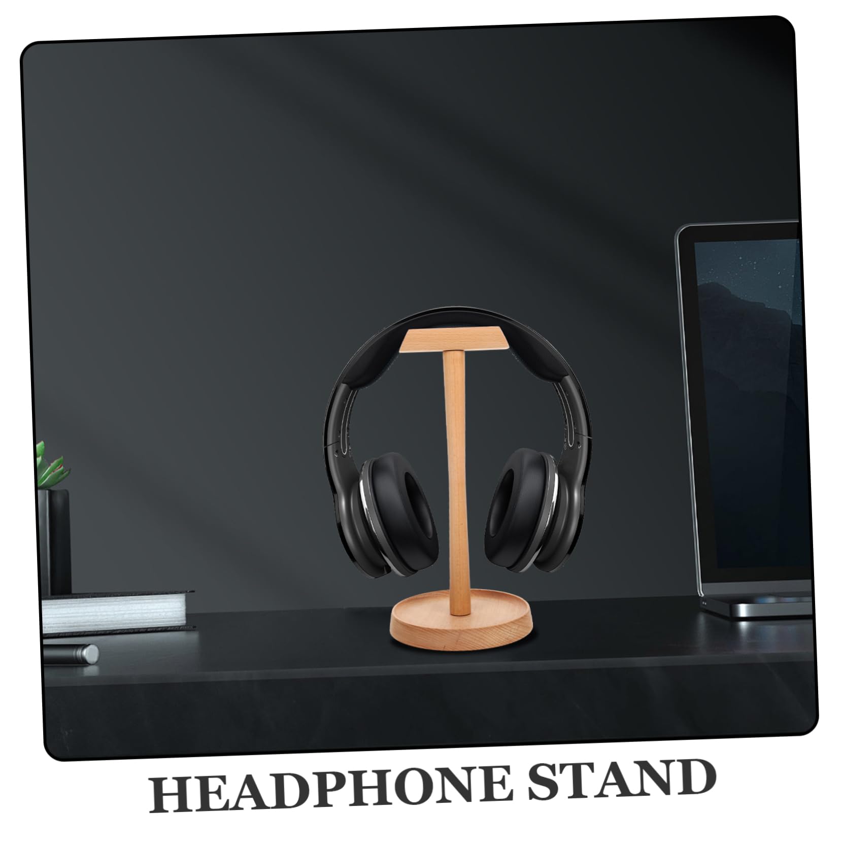 Supporto Per Cuffie Da Scrivania Massello Design Elegante e Funzionale Porta Cuffie Rimovibile Per Casa e Ufficio Accessorio Per Gamer e Appassionati Di Musica