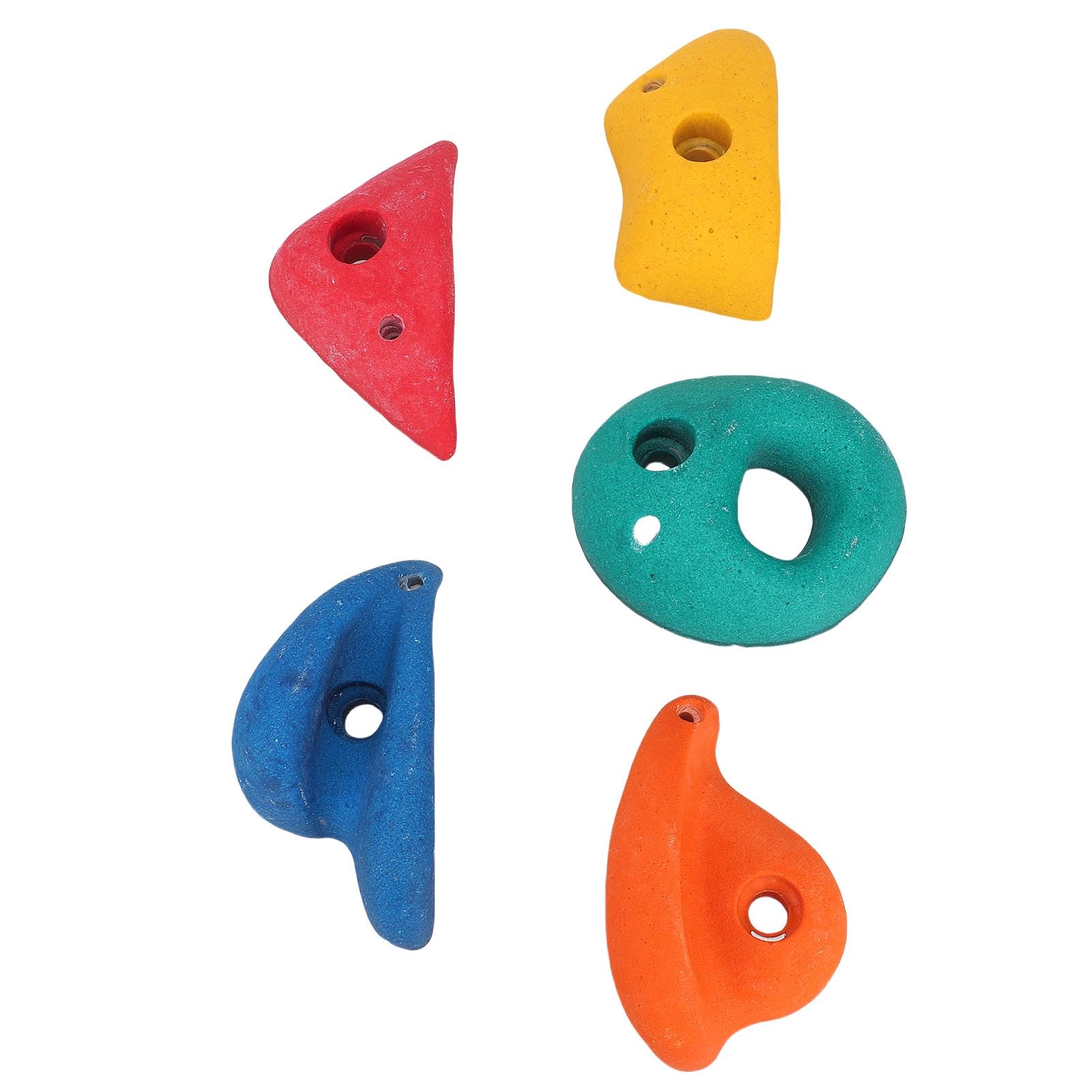 Rocas de Escalada para Niños, Soportes de Resina Vibrantes, 5 uds., para Juego y Desarrollo en Interiores y Exteriores