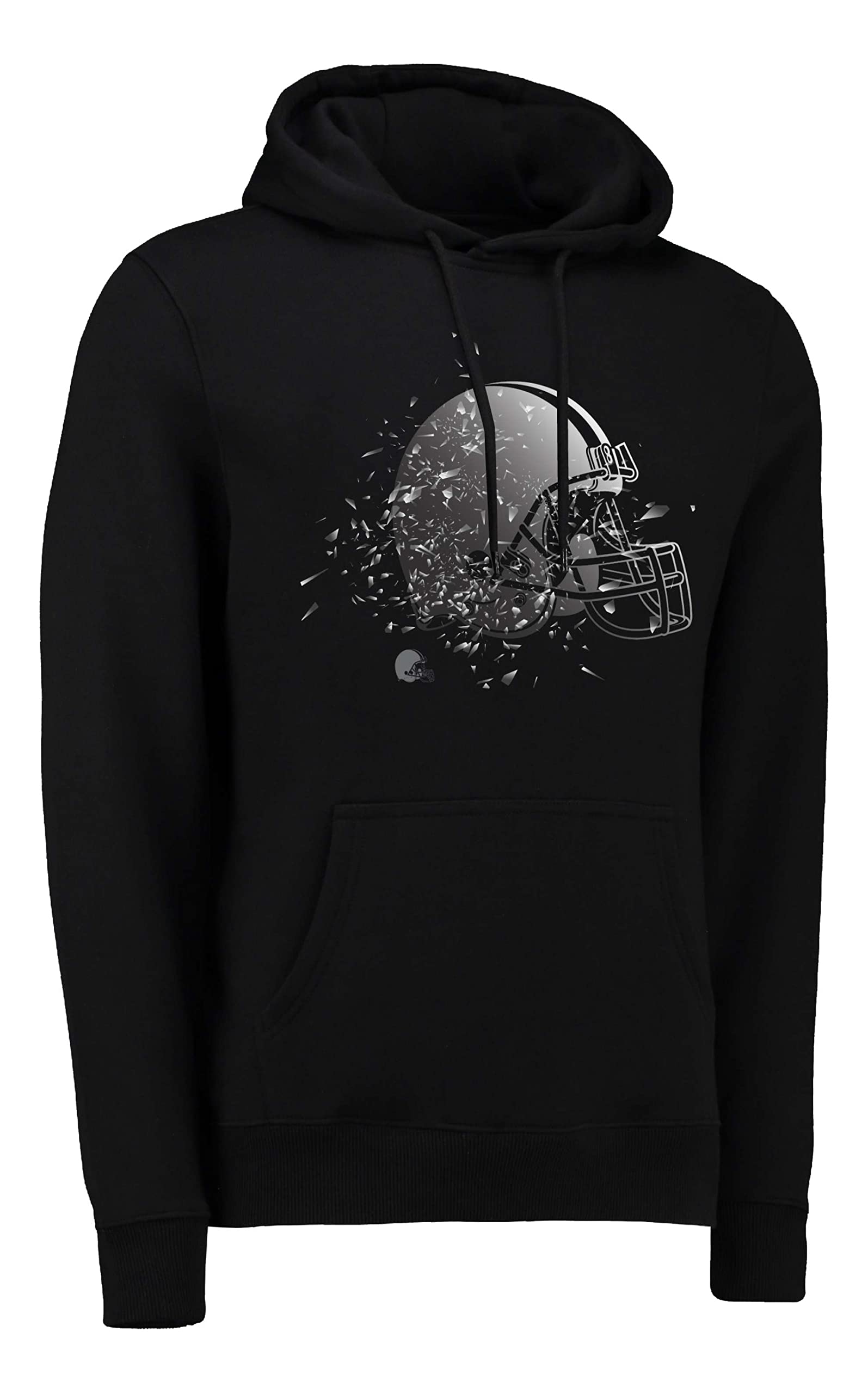 Fanatics Nfl Cleveland Browns Shatter Graphic Hoodie Black Colour