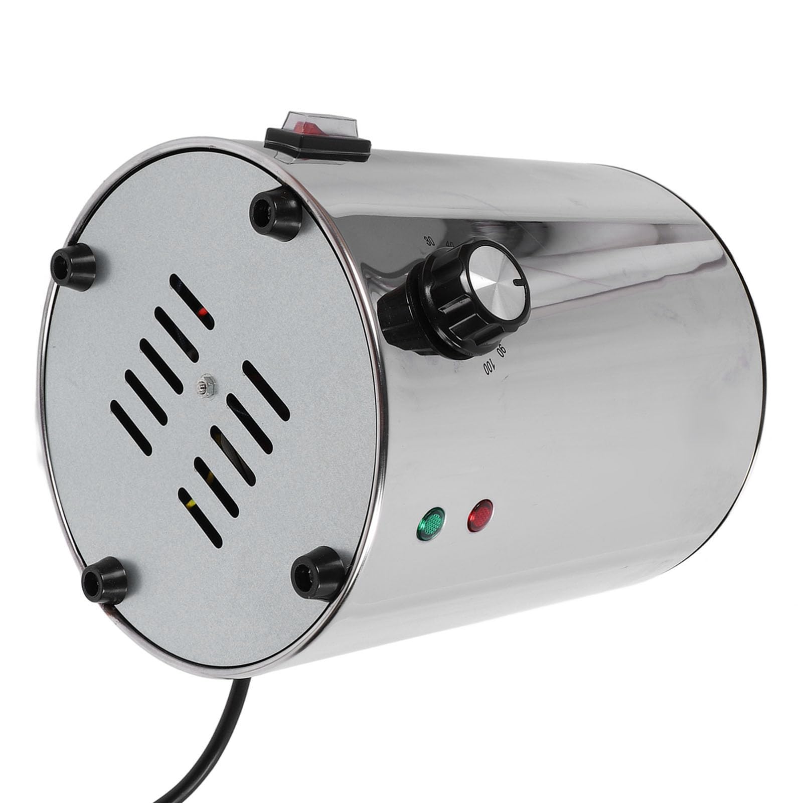 Rechaud Électrique 220V pour Sauce à Fromage en Acier Inoxydable avec Bain-Marie Contrôle de Température 30-100°C pour Nachos, Fondue Familiale, Buffet Traiteur