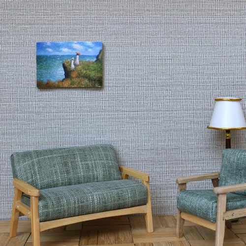 iland Miniature Dollhouse Accessories, Dollhouse Wallpaper on 1/12 1/6 Scale, Thickened 3pcs with 3D Embossed Stripes (Elegant Lattice Embossed Texture)