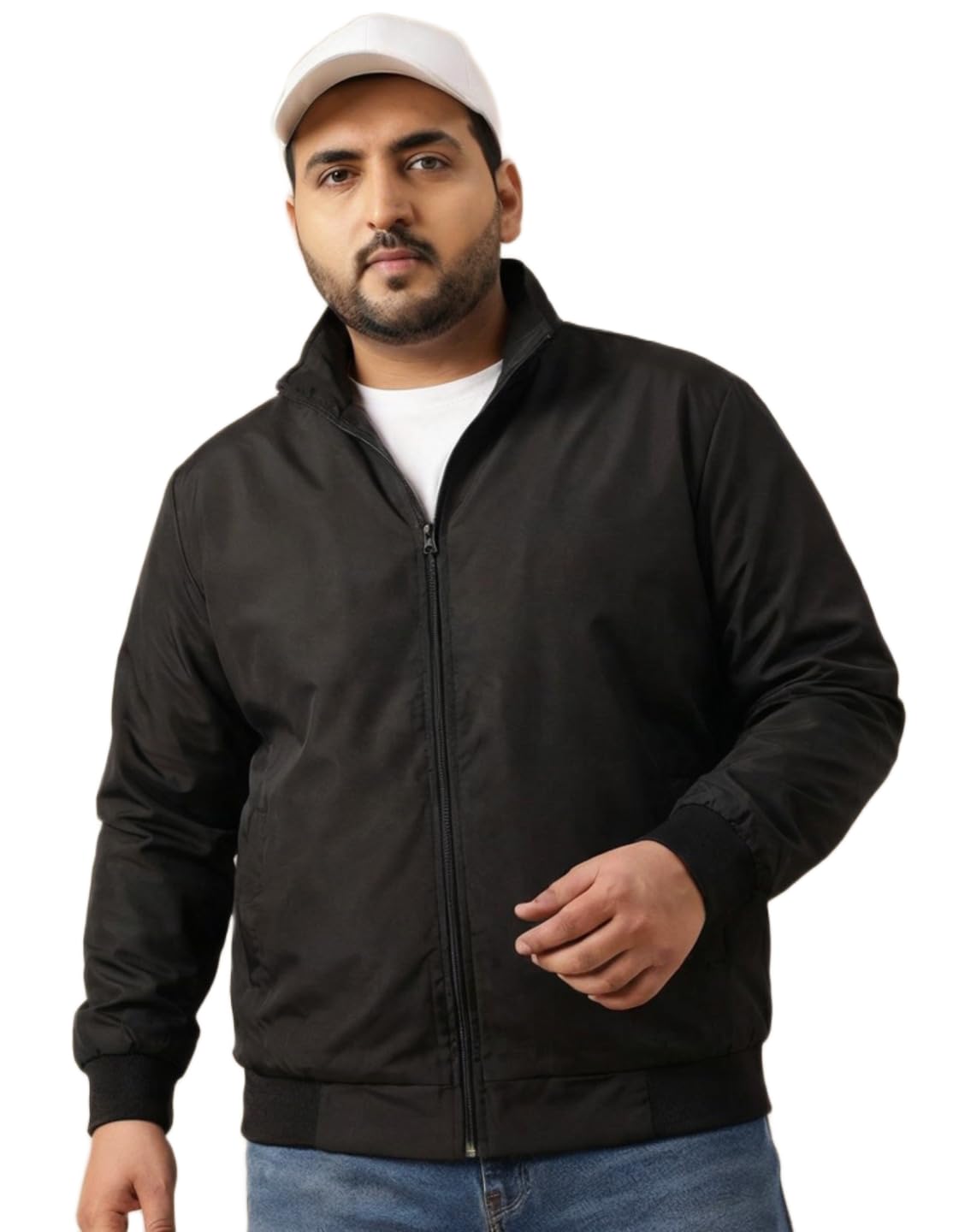 Mens Black Jacket | Black Jacket For Mens | Casual Outwear | Full Sleeve Windcheater-picture-17