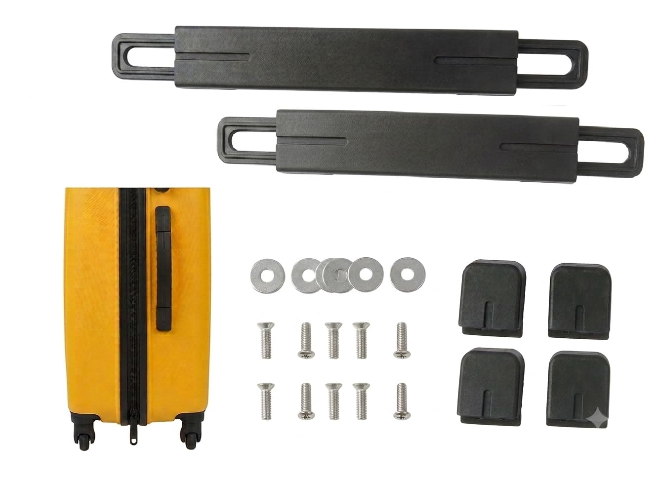 Tumery Repair Replacement Luggage Handle Part Accessories for VIP Safari, American turistr, Skybag Suitcase Trolley Bag for Black (2 Pcs Handle Set)-image-20