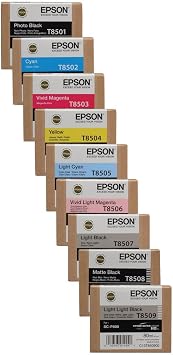 Epson T850 Ultrachrome HD Ink Bundle for SureColor P800