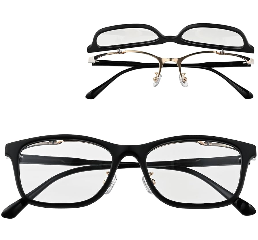 ハネアゲ式老眼鏡 +3.50 ブラック ハネアゲ 式 老眼鏡 +3.50