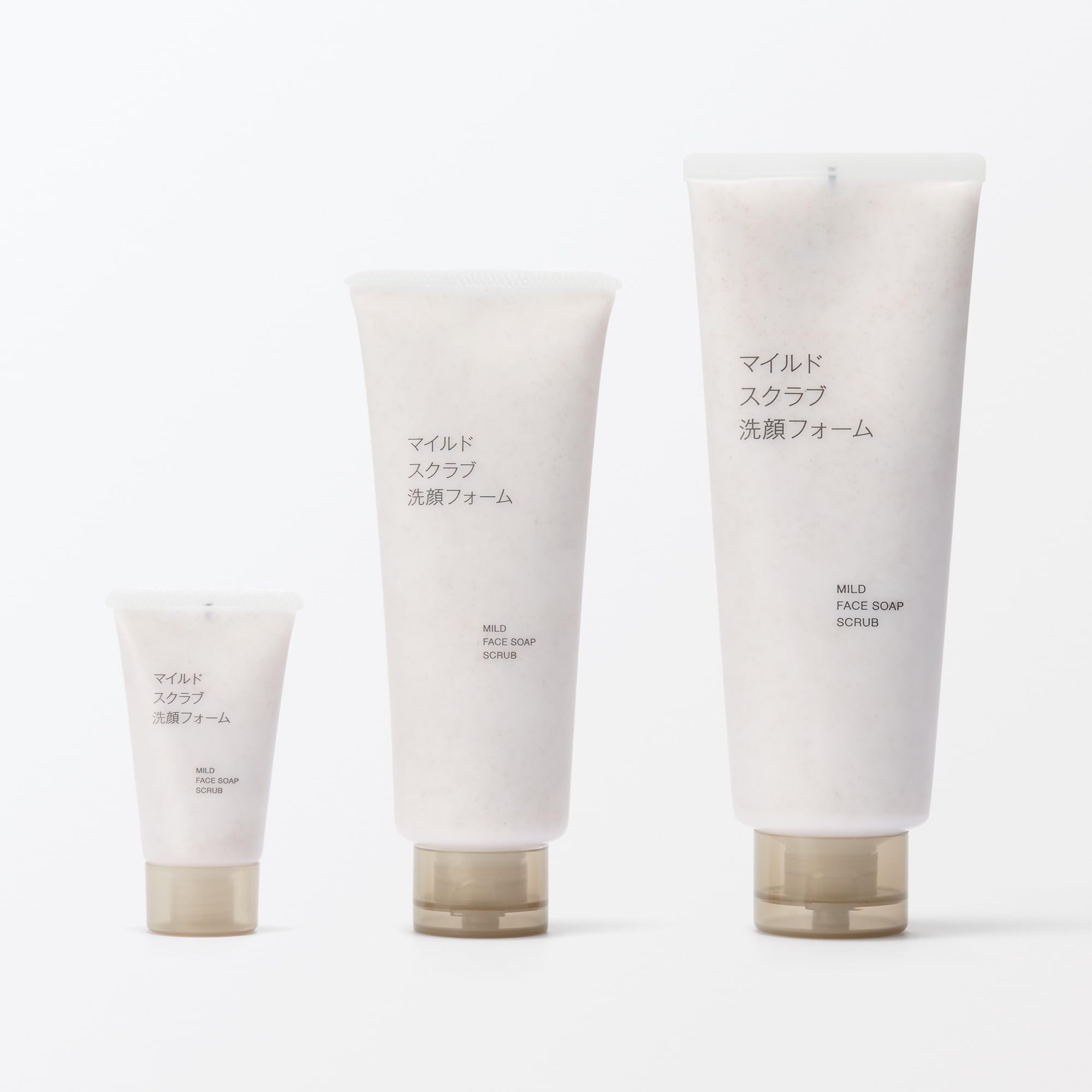 Amazon.co.jp: MUJI 無印良品 Mild Scrub Face Wash Foam (Large