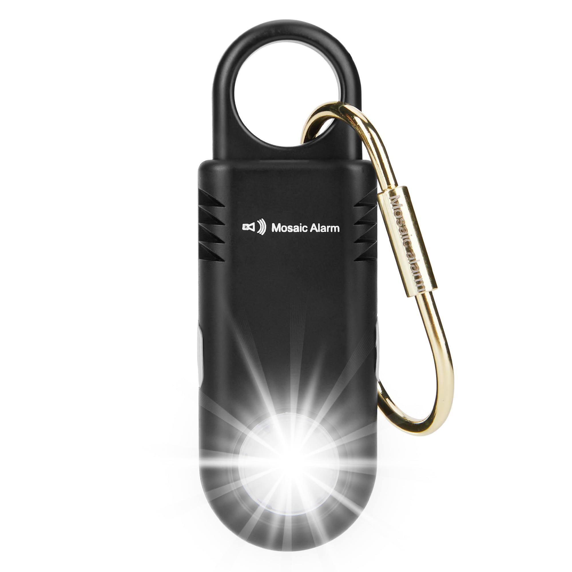 135dB Rechargeable Personal Safety Alarm Strobe Light Non Slip Grip Keychain Siren for Women Students. Emergency Mutual SOS Paging Alerts Loud Sound