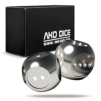 Amazon | AKO DICE II メタルダイス サイコロ 2個入り