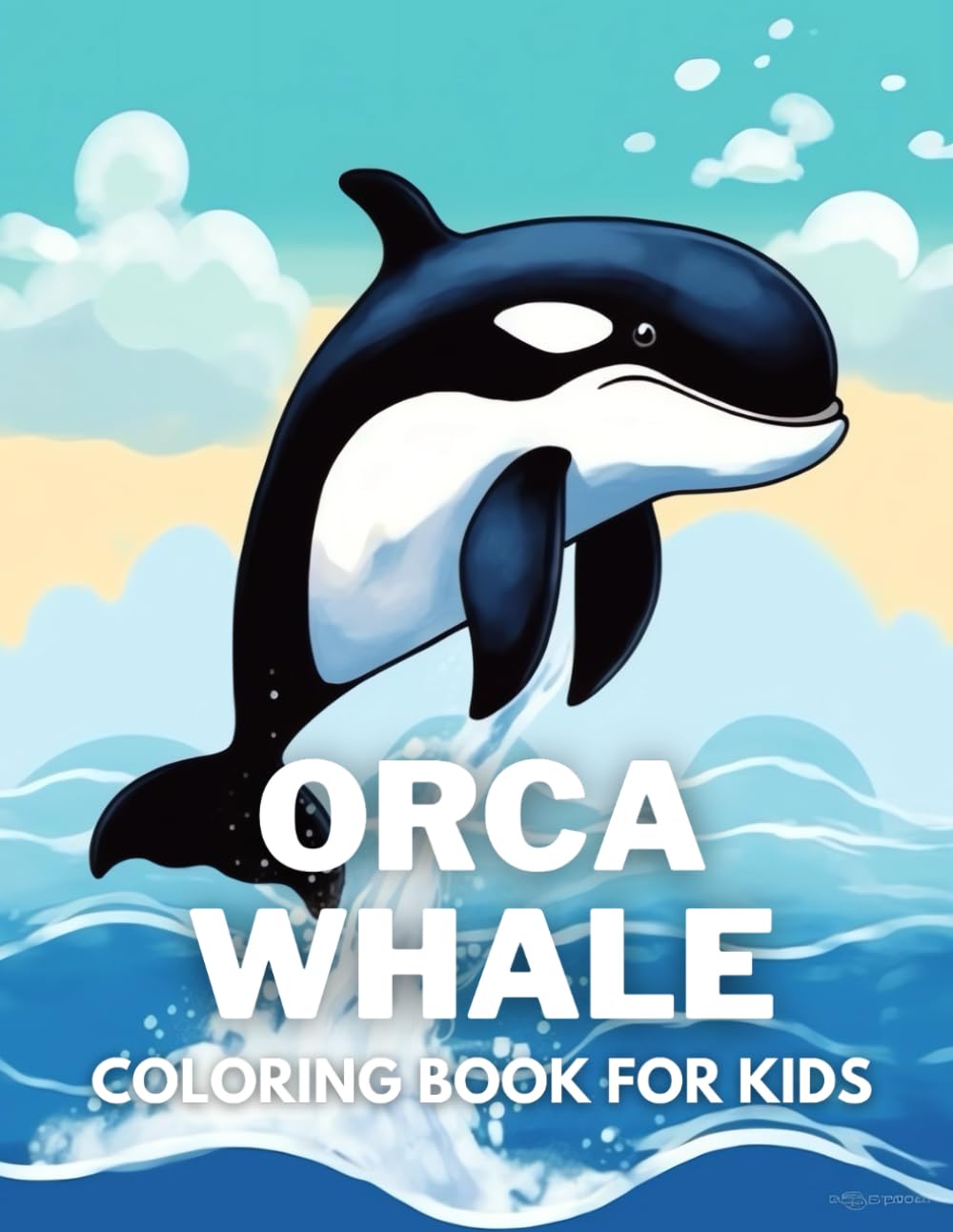Orca Whale Coloring Book For Kids: +40 Fun And Easy Drawings Of Orca Whale To Color For Kids, Boys And Girls Who love underwater marine life, Stressrelief Relaxing